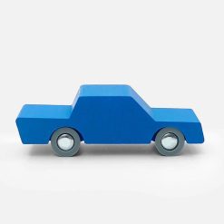 Waytoplay Toys Voiture En Bois Waytoplay Bleue "Back And Forth" Jouets Garage, Voitures