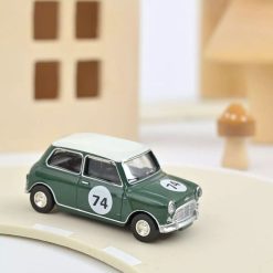 NOREV Mini Cooper S 1964 Verte N°74, Voiture Norev 1/64 Jouets Garage, Voitures