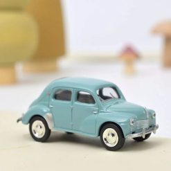 NOREV Renault 4Cv Bleu Clair 1952 Norev 1/64 Jouets Garage, Voitures