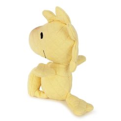 Peluches Miffy & Snoopy Peluche Woodstock En Tissu Matelass Jaune - 15Cm En Bo Te Cadeau Peluches Naissance, Doudous