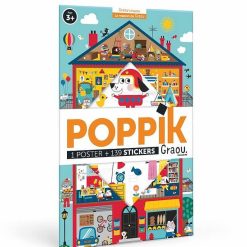 POPPIK Poster En Stickers "La Maison De Graou" Poppik Autocollants Et D Calcomanies