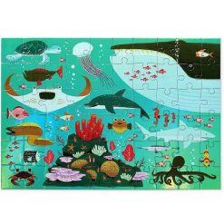 Crocodile Creek Puzzle M Tallis "Animaux Marins" 60 Pcs Crocodile Creek Puzzles D S 5 Ans, 54 Pcs