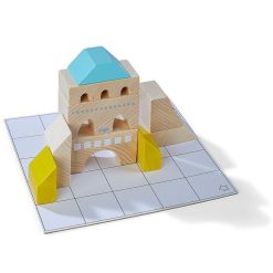 HABA Jeu D'Assemblage En Bois "Petit Architecte" Haba 306313 Jouets Cubes En Bois