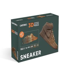 Cartonic Puzzle Sculpture 3D En Carton - Sneaker - Cartonic Jeux De Construction