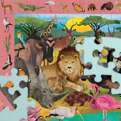 Mudpuppy Puzzle 'Cherche & Trouve' Safari Africain 64 Pcs Mudpuppy Puzzles D S 5 Ans, 54 Pcs