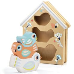 Djeco Babybirdy, Bo Te Formes Et Oiseaux Empiler Djeco 6123 Jouets Encastrer, Empiler