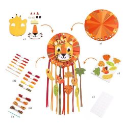 Djeco Mon Premier Attrape-R Ve Cr Er "Petit Lion" Diy Djeco 7965 Bricolage Enfant