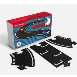 Waytoplay Toys Circuit De Route Flexible Waytoplay, Coffret Paul Ricard 24 Pcs Jouets Garage, Voitures