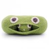 MyuM Hochet Petits Pois En Crochet "The Veggy Toys", Coton Bio Jouets D' Veil, Hochets