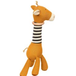 SIGIKID Hochet Tricot Girafe Sigikid 39353 Peluches Naissance, Doudous