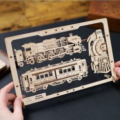 UGEARS models Locomotive Vapeur Ugears Puzzle 2,5D En Bois Jeux De Construction