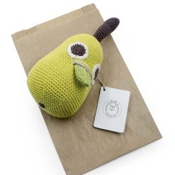 MyuM Bo Te Musique Poire En Crochet "The Veggy Toys", Coton Bio Jouets D' Veil, Hochets