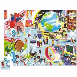 Crocodile Creek Puzzle 'Une Journ E Au Mus E Des Sciences' 48 Pcs Crocodile Creek Puzzles D S 4 Ans, 36 Pcs