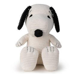 Peluches Miffy & Snoopy Peluche Snoopy Assis En Velours C Tel Cr Me - 27Cm En Bo Te Cadeau Poup Es, Peluches