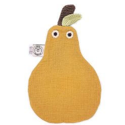 MyuM Doudou "Poire" En Coton Bio - Myum - The Veggy Toys Peluches Naissance, Doudous