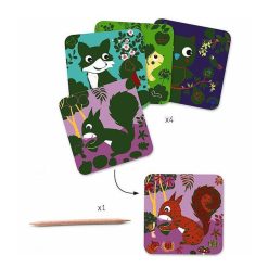 Djeco Cartes Gratter 'Petites B Tes' Djeco 9093 Cartes Gratter