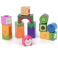 VILAC Cubes Sonores En Bois - Fruits Et L Gumes - Andy Westface Vilac 7414 Jouets Cubes En Bois