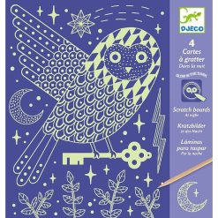 Djeco Cartes Gratter Phosphorescentes 'Dans La Nuit' Djeco 9735 Cartes Gratter