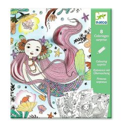 Djeco Coloriages Surprise 'Sous L'Oc An' Djeco 9628 Dessin, Peinture, Coloriage