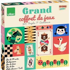 VILAC Grand Coffret De Jeux Vilac 7609 Par Ingela P. Arrhenius Jeux De Soci T