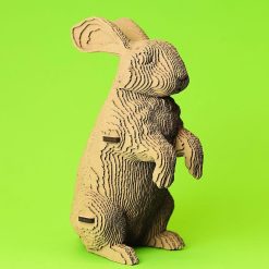 Cartonic Puzzle Sculpture 3D En Carton - Lapin - Cartonic Jeux De Construction