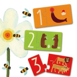 Djeco 10 Puzzles Duo "Chiffres" Djeco 8151 Puzzles 1Er Age