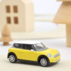 NOREV Mini Cooper One Jaune, Voiture Jouet Norev 1/64 Jouets Garage, Voitures