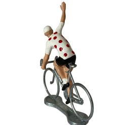 Bernard & Eddy Figurine Cycliste Winner Maillot Blanc Pois Rouge _ Bernard & Eddy Jouets Garage, Voitures