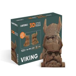 Cartonic Puzzle Sculpture 3D En Carton - Viking - Cartonic Jeux De Construction