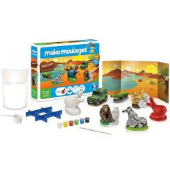 Mako moulages Mako Moulages Animaux De La Savane, Coffret 6 Moules 39010 Jeux De Soci T