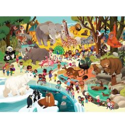 Crocodile Creek Puzzle Une Journ E Au Zoo 48 Pcs Crocodile Creek Puzzles D S 4 Ans, 36 Pcs