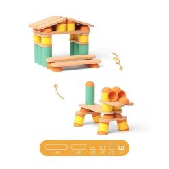 OPPI Stix Jeu De Construction Libre - Oppi Kit 60 Pi Ces Jeux De Construction