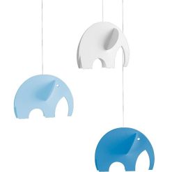 Flensted Mobiles Mobile En Papier "El Phants Bleus" Flensted Mobiles Mobiles Flensted