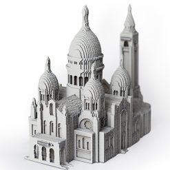 Cartonic Puzzle Sculpture 3D En Carton - Basilique Du Sacr -Coeur De Paris - Cartonic Jeux De Construction