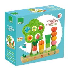 VILAC J'Apprends Compter Les L Gumes Vilac 2469 Jouets Encastrer, Empiler