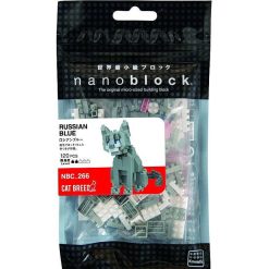 nanoblock Chat Bleu Russe Nanoblock Jeux De Construction