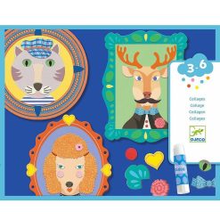 Djeco Collages Pour Enfant "Portraits De Famille" Djeco 8668 Bricolage Enfant