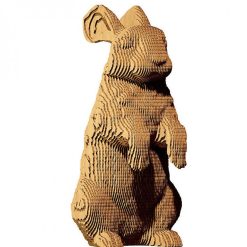 Cartonic Puzzle Sculpture 3D En Carton - Lapin - Cartonic Jeux De Construction