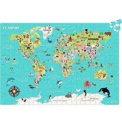 VILAC Puzzle Carte Du Monde 500 Pcs Ingela P. Arrhenius Vilac 7619 Jeux De Soci T