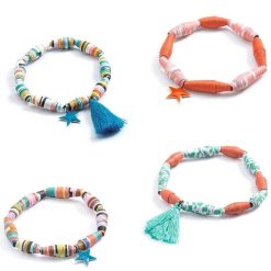 Djeco Pop Et Acidul S Perles De Papier Et Bracelets Cr Er Diy Djeco 7971 Bricolage Enfant