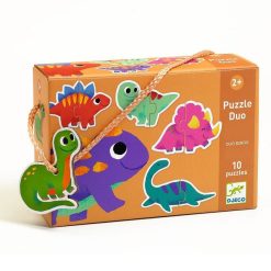 Djeco 10 Puzzles Duo "Dinos" Djeco 8263 Puzzles 1Er Age