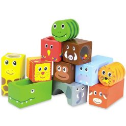 VILAC Cubes Sonores De La Savane Vilac 2101 Jouets Cubes En Bois