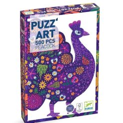 Djeco Puzzle Puzz'Art Paon 500 Pcs Djeco 7669 Puzzles D S 8 Ans, 500 Pcs Et +