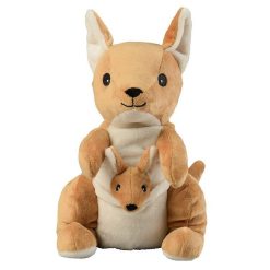 WARMIES Peluche Bouillotte Kangourou Warmies Cozy Soframar Peluches Naissance, Doudous