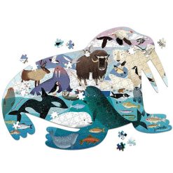 Mudpuppy Puzzle Silhouette 300 Pcs 'Vie Dans L'Arctique' Mudpuppy Puzzles D S 7 Ans, 200 400 Pcs