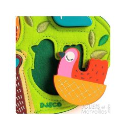 Djeco Puzzle Oski, Jeu D'Encastrement En Bois Djeco 1039 Jouets Encastrer, Empiler