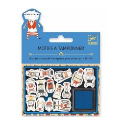 Djeco Mini Coffret Motifs Tamponner 'Petits Monstres' Djeco 9792 Tampons