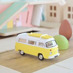 NOREV Volkswagen Combi T2B Camper Van 1973 Jaune Norev 1-43 Me Jouets Garage, Voitures