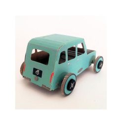 LITOGAMI Autogami Renault 4L Bleu Turquoise, Voiture Solaire Jeux De Soci T