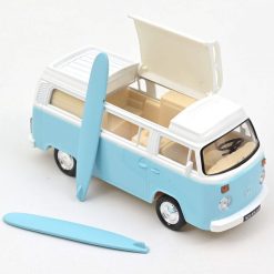 NOREV Volkswagen Combi T2B Camper Van 1973 Bleu Clair Norev 1-43 Me Jouets Garage, Voitures